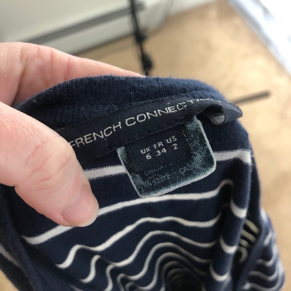 French connection navy striped dress - Picture 2 of 3